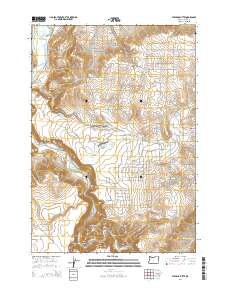 Stearns Butte 2014 topographic map thumbnail