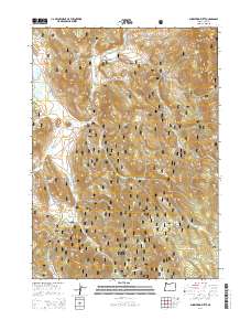 Shoestring Butte 2014 topographic map thumbnail