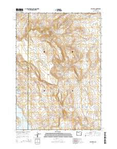 Selle Gap 2014 topographic map thumbnail