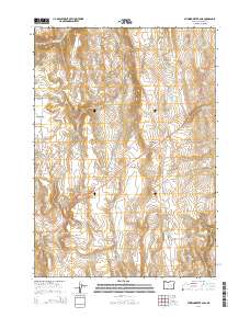 Stinkingwater Pass 2014 topographic map preview
