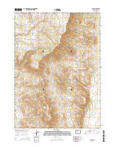 V Lake 2014 topographic map thumbnail