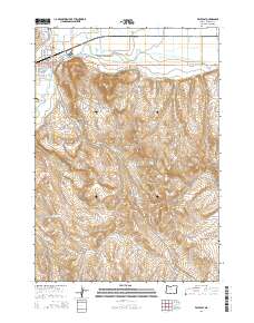 Vale East 2014 topographic map thumbnail
