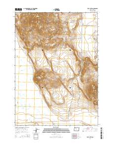 Tuff Butte 2014 topographic map thumbnail