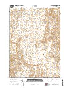 Quartz Mountain Basin 2014 topographic map thumbnail