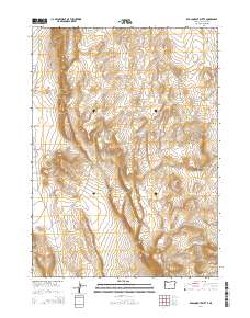 Red Lookout Butte 2014 topographic map thumbnail