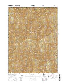 Silver Peak 2014 topographic map thumbnail