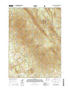 Surveyor Mountain 2014 topographic map thumbnail