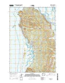Netarts 2014 topographic map thumbnail