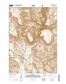 Moffit Table 2014 topographic map thumbnail