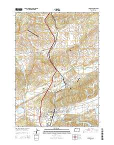 Sutherlin 2014 topographic map thumbnail