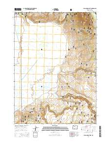 Sycan Marsh East 2014 topographic map thumbnail