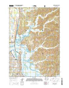 North Bend 2014 topographic map thumbnail