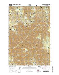 Thimbleberry Mountain 2014 topographic map thumbnail