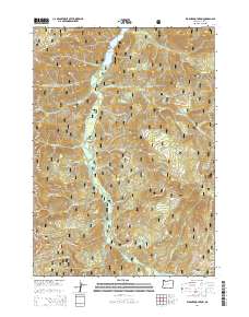 Warner Mountain 2014 topographic map thumbnail