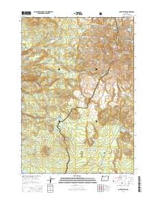South Sister 2014 topographic map thumbnail