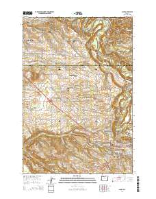 Sandy 2014 topographic map preview