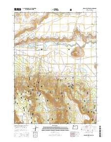 Sprague River East 2014 topographic map thumbnail
