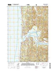 Waldport 2014 topographic map thumbnail
