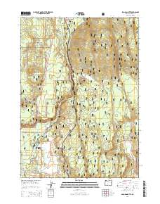 Soloman Butte 2014 topographic map thumbnail