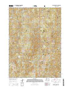 Sundown Mountain 2014 topographic map thumbnail