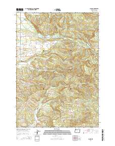 Lacomb 2014 topographic map thumbnail