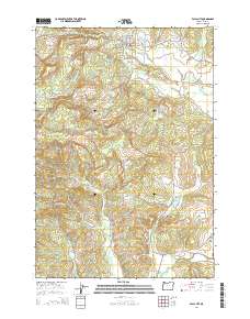 Falls City 2014 topographic map thumbnail