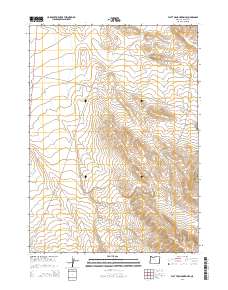 Flat Top Mountain SE 2014 topographic map preview