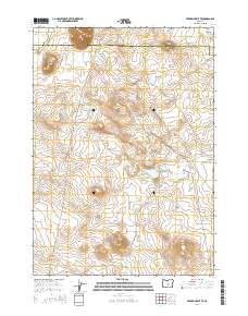 Frederick Butte 2014 topographic map preview