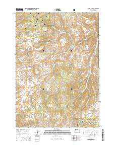 Funny Butte 2014 topographic map thumbnail