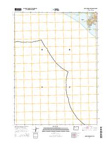 Port Orford OE W 2014 topographic map thumbnail