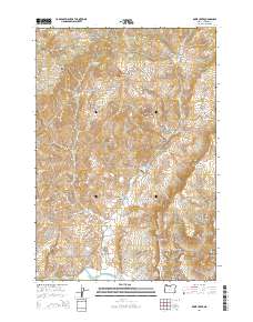 Rowe Creek 2014 topographic map thumbnail