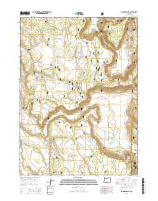 Barnes Valley 2014 topographic map thumbnail
