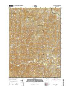 Mount Reuben 2014 topographic map thumbnail