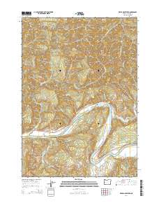 Devils Graveyard 2014 topographic map thumbnail