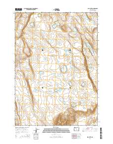 Elk Butte 2014 topographic map thumbnail