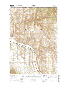 Evans 2014 topographic map thumbnail
