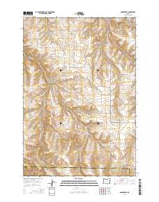 Gooseberry 2014 topographic map thumbnail