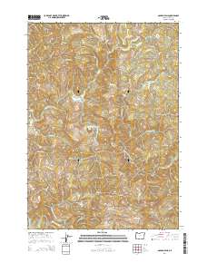 Golden Falls 2014 topographic map thumbnail