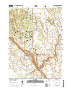 Goodlow Mountain 2014 topographic map thumbnail