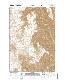 Findley Buttes 2014 topographic map thumbnail