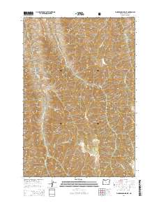 Fingerboard Saddle 2014 topographic map thumbnail