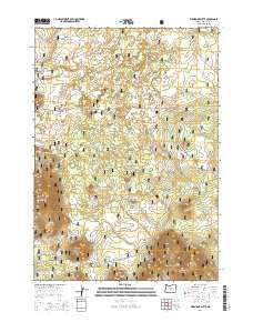 Firestone Butte 2014 topographic map thumbnail