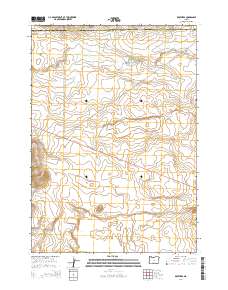Brothers 2014 topographic map thumbnail