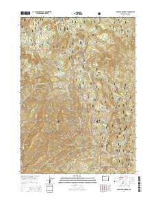 Deadman Mountain 2014 topographic map thumbnail