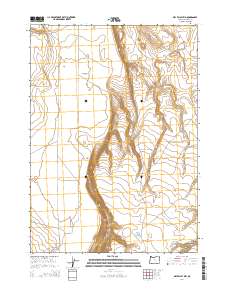 Dry Valley Rim 2014 topographic map thumbnail