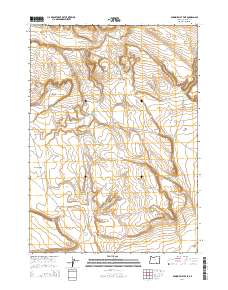 Duhaime Flat East 2014 topographic map thumbnail