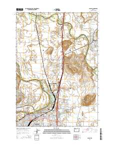 Albany 2014 topographic map thumbnail