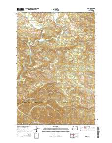 Elsie 2014 topographic map thumbnail