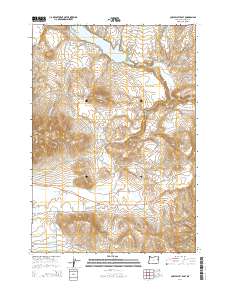Cow Valley East 2014 topographic map thumbnail