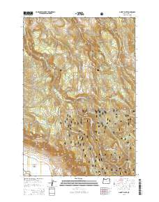 Gasset Bluff 2014 topographic map thumbnail